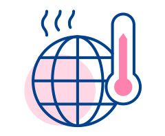 イラスト：地球温暖化防止